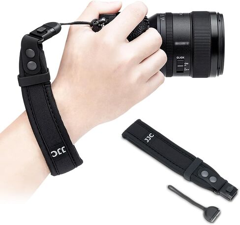 Upgraded Quick Release Soft Neoprene Camera Hand Wrist Strap for Canon EOS R50 V R50V R100 R7 R8 R10 R5 R6 Mark II III R6M3 A7 V IV III A7V A7IV A7III A7M5 Lumix ZS99 A6700 & More Mirrorless Cameras in Saudi Arabia