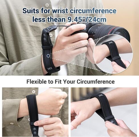 Upgraded Quick Release Soft Neoprene Camera Hand Wrist Strap for Canon EOS R50 V R50V R100 R7 R8 R10 R5 R6 Mark II III R6M3 A7 V IV III A7V A7IV A7III A7M5 Lumix ZS99 A6700 & More Mirrorless Cameras in Saudi Arabia