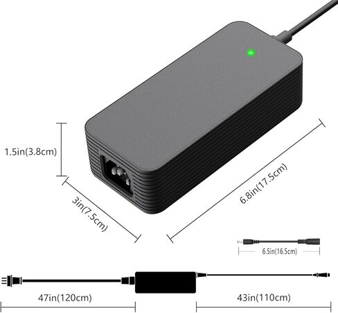 محول تيار متردد 54 فولت 130 وات متوافق مع NETGEAR GS108PP GS108PP-100NAS GS108PP-100AJS 8 منافذ جيجابت إيثرنت محول PoE غير مُدار GS108LP GS108LP-100NAS EPS130W ADS-150DK-48-1 540130E GS116LP in Kuwait