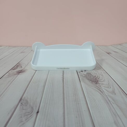 TAOBAIBAISJ White Plastic Toilet Paper Holder, Wall-Mount Bathroom Organizer in Saudi Arabia