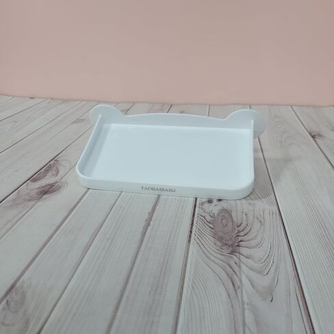 TAOBAIBAISJ White Plastic Toilet Paper Holder, Wall-Mount Bathroom Organizer in Saudi Arabia