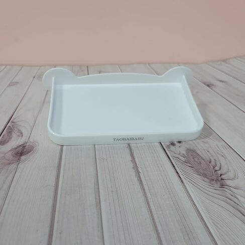 TAOBAIBAISJ White Plastic Toilet Paper Holder, Wall-Mount Bathroom Organizer in Saudi Arabia
