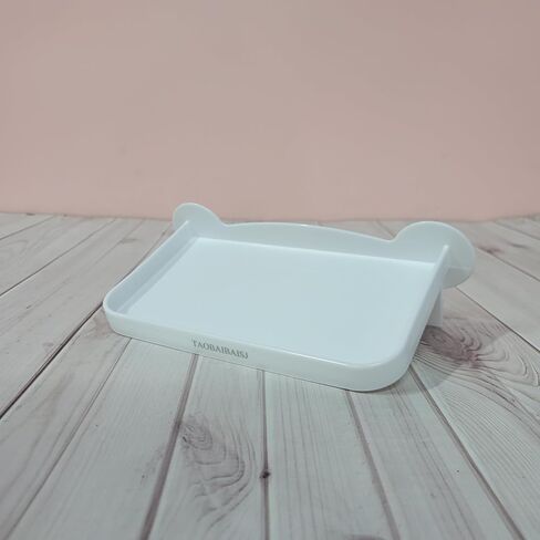 TAOBAIBAISJ White Plastic Toilet Paper Holder, Wall-Mount Bathroom Organizer in Saudi Arabia