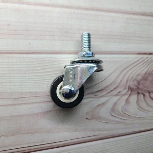 Qinonos Metal furniture casters 100lb Load Capacity, Polished Chrome for Office Desks, Kitchen Cabinets & Small Furniture in Saudi Arabia