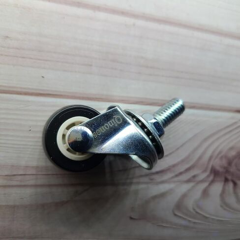 Qinonos Metal furniture casters 100lb Load Capacity, Polished Chrome for Office Desks, Kitchen Cabinets & Small Furniture in Saudi Arabia