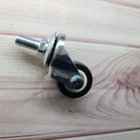Qinonos Metal furniture casters 100lb Load Capacity, Polished Chrome for Office Desks, Kitchen Cabinets & Small Furniture in Saudi Arabia