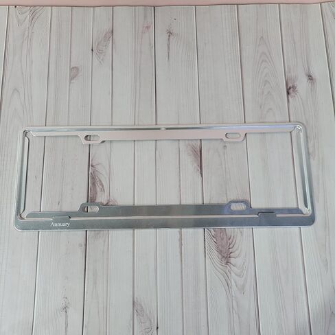 Annuary License Plate Frames, Stainless Steel, Solid Material in Saudi Arabia