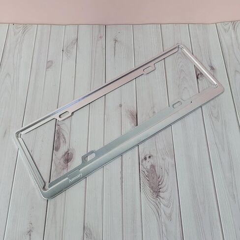 Annuary License Plate Frames, Stainless Steel, Solid Material in Saudi Arabia