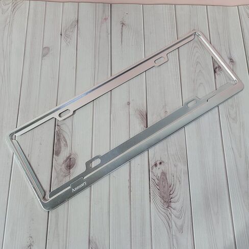 Annuary License Plate Frames, Stainless Steel, Solid Material in Saudi Arabia