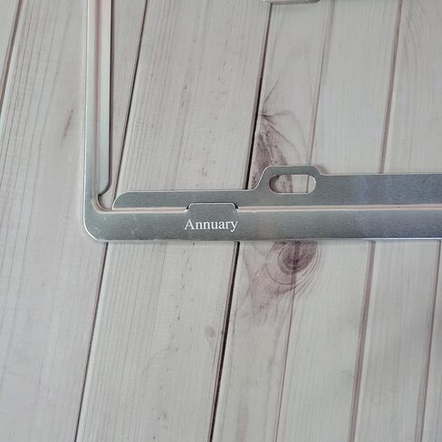Annuary License Plate Frames, Stainless Steel, Solid Material in Saudi Arabia