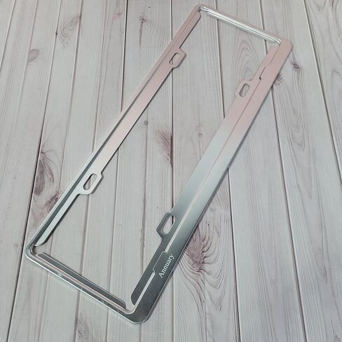 Annuary License Plate Frames, Stainless Steel, Solid Material in Saudi Arabia