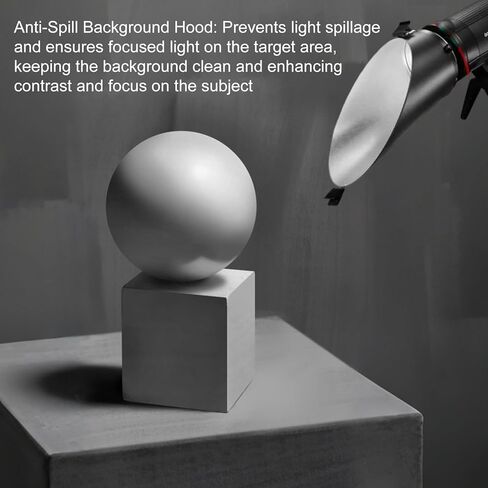 Yoidesu Oblique Background Reflector, Soft Light Technology Slanted Design for Portraits and Still Life Photography, with forProfoto Mount Flash in Saudi Arabia