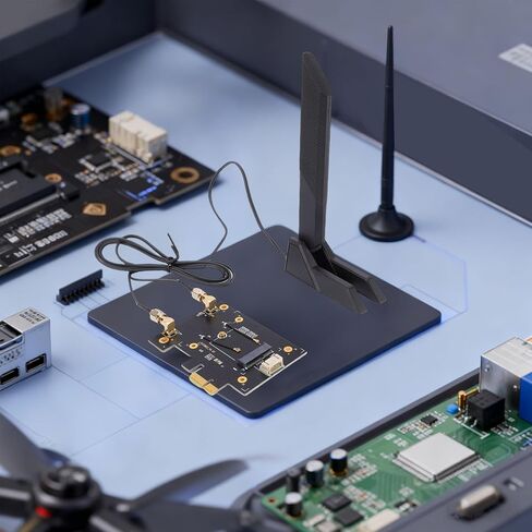 WiFi 7 PCIe WiFi Card, 4200Mbps High Speed Wireless Adapter with BT5.2 for 10 11, Support 2.4GHz 5GHz 6GHz Bands in Saudi Arabia