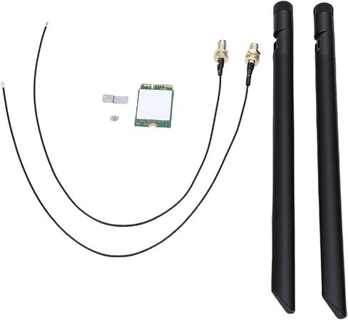 بطاقة Yunseity WiFi 6E اللاسلكية، محول شبكة AX1675i M.2 WiFi 6 بسرعة 5400 ميجا بت في الثانية ثلاثي النطاق 2.4 جيجا هرتز 5 جيجا هرتز مع تقنية المحرك ذات الأولوية، لوحدة المعالجة المركزية 10 11 الجيل الحادي عشر in Kuwait
