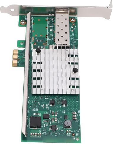 بطاقة شبكة VBESTLIFE سعة 10 جيجابايت PCIE X1، ومحول إيثرنت ألياف SFP Plus مع شريحة 82599EN، متوافقة مع Wins Linux VMware in Saudi Arabia