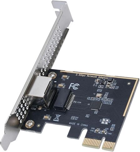بطاقة شبكة PCI Express، محول إيثرنت عالي السرعة 2.5 جيجا مع شريحة RTL8125BG لسطح المكتب in Kuwait