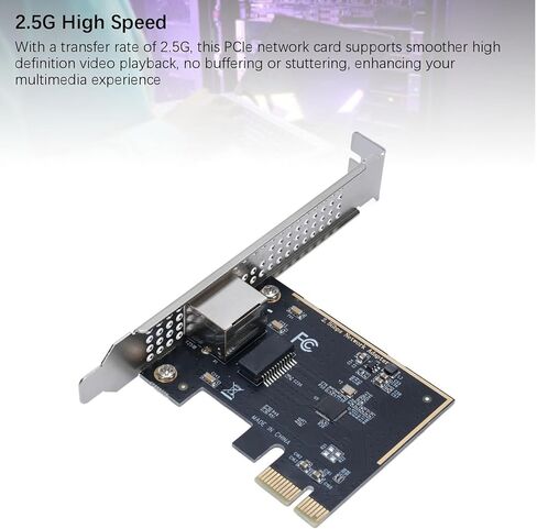 بطاقة شبكة PCI Express، محول إيثرنت عالي السرعة 2.5 جيجا مع شريحة RTL8125BG لسطح المكتب in Kuwait