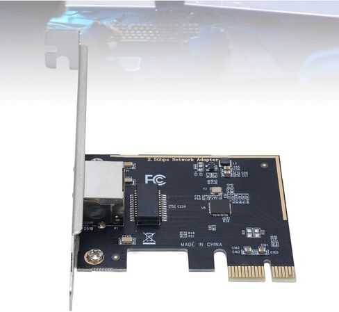 بطاقة شبكة PCI Express، محول إيثرنت عالي السرعة 2.5 جيجا مع شريحة RTL8125BG لسطح المكتب in Kuwait