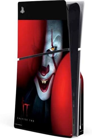 Skinit Decal Gaming Skin Compatible with PS5 Slim Disk Console - Officially Licensed Warner Bros IT Volume 2 It Chapter 2 Design in Saudi Arabia