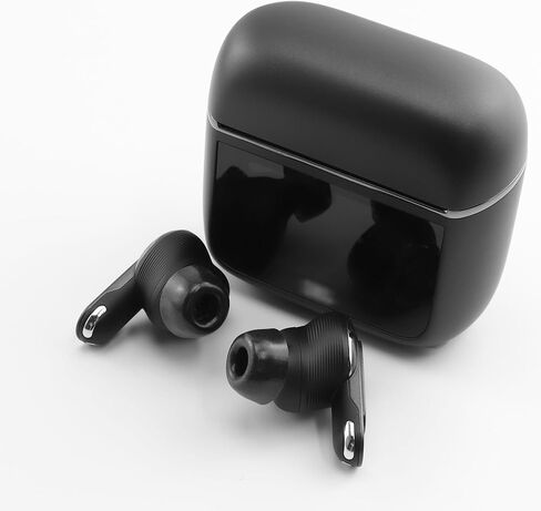 رؤوس أذن إسفنجية بديلة لسماعات JBL Tune Buds وJBL Live Free 2 وJBL Live Pro 2 وJBL Vibe Buds وJBL Live Beam 3 وJBL Tour Pro 3/2، راحة فائقة، 6 أزواج (S/M/L، أسود) in Kuwait