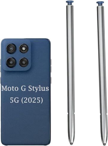 2 حزمة قلم G Stylus 2025 بديل لقلم Moto G Stylus 2025 متوافق مع Motorola Moto G Stylus 5G 2025 جميع إصدارات S Pen، XT2517 (رمادي) in Kuwait
