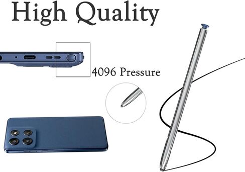 2 حزمة قلم G Stylus 2025 بديل لقلم Moto G Stylus 2025 متوافق مع Motorola Moto G Stylus 5G 2025 جميع إصدارات S Pen، XT2517 (رمادي) in Kuwait