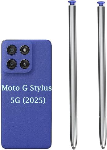 2 حزمة قلم G Stylus 2025 بديل لقلم Moto G Stylus 2025 متوافق مع Motorola Moto G Stylus 5G 2025 جميع إصدارات S Pen، XT2517 (رمادي) in Kuwait