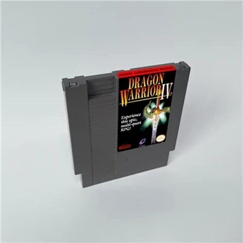 خرطوشة ألعاب DeVoNe Dragon Warrior IV 4 72 Pins 8 بت (رمادي) in Kuwait
