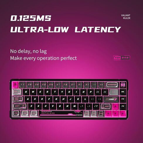 لوحة مفاتيح سلكية بتأثير قاعة RGB بنسبة 68%، لوحات مفاتيح ألعاب بمفتاح مغناطيسي وردي، أغطية مفاتيح Mecha PBT، هيكل مثبت على صينية الرياضة الإلكترونية، إضاءة خلفية RGB، لوحة مفاتيح ميكانيكية مدمجة من الألومنيوم لنظام Win/Mac in Kuwait