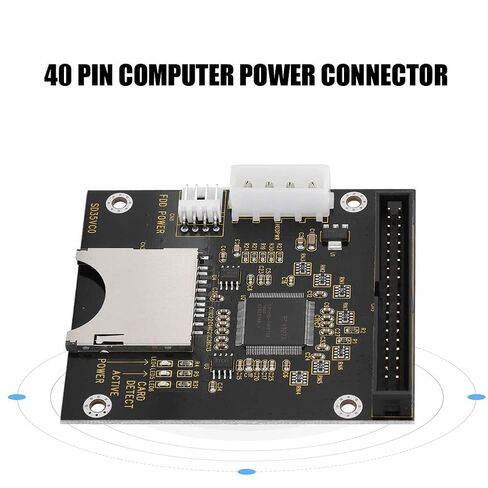 Fydun SD Memory Card to IDE 3.5" 40Pin Male Adapter - Secure Digital Converter PC Installation and Applications - Computer Accessory Adapter in Saudi Arabia