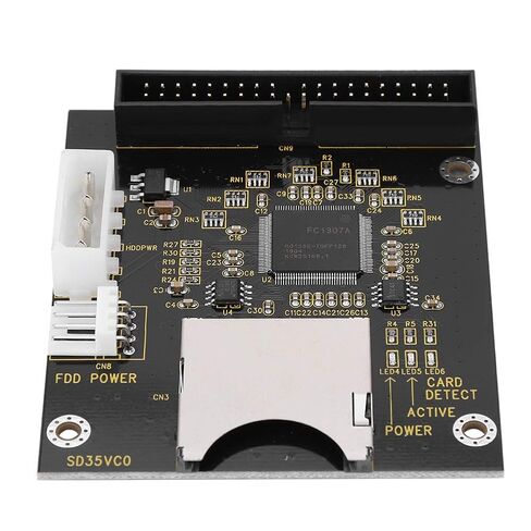 Fydun SD Memory Card to IDE 3.5" 40Pin Male Adapter - Secure Digital Converter PC Installation and Applications - Computer Accessory Adapter in Saudi Arabia