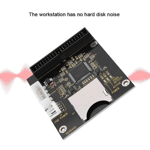 Fydun SD Memory Card to IDE 3.5" 40Pin Male Adapter - Secure Digital Converter PC Installation and Applications - Computer Accessory Adapter in Saudi Arabia