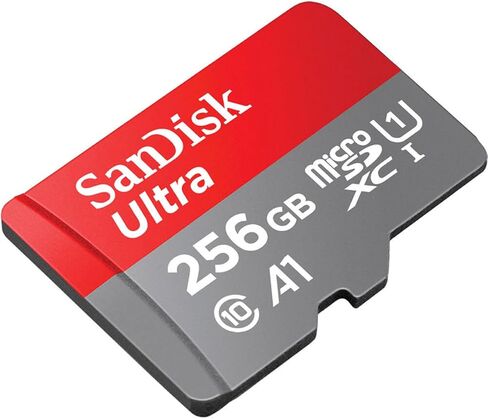 SanDisk Ultra 256GB UHS-I microSDXC Memory Card with SD Adapter in Saudi Arabia