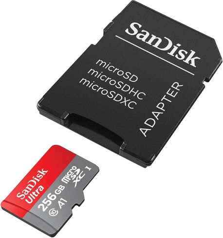 SanDisk Ultra 256GB UHS-I microSDXC Memory Card with SD Adapter in Saudi Arabia