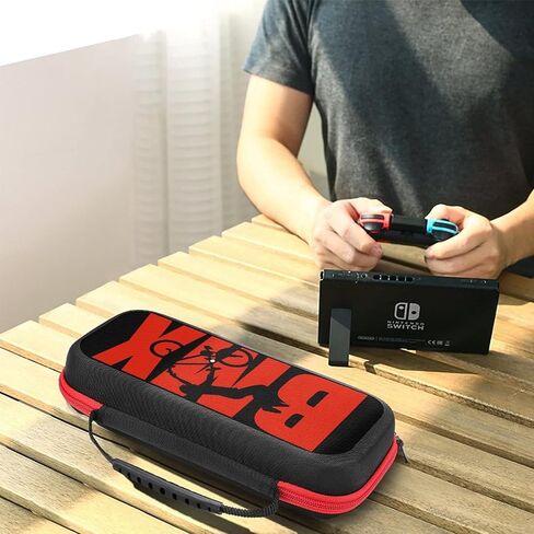 BMX Word with Silhouette Cut Carrying Storage Cases for Nintendo Switch Protective Portable Hard Shell Pouch Carrying Travel Game Bag in Saudi Arabia