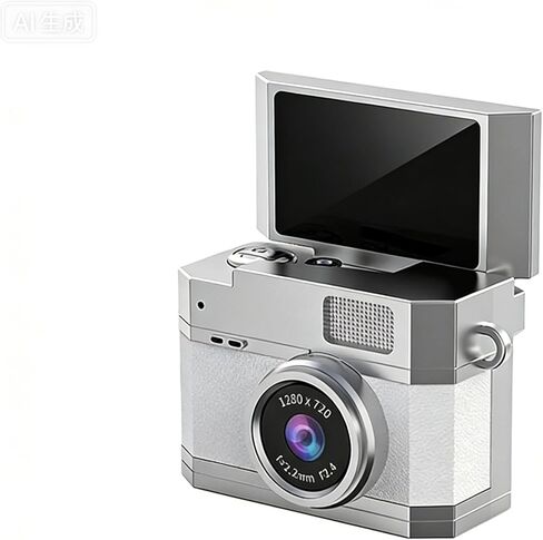 كاميرا صغيرة مع غطاء قلاب لصور السيلفي، كاميرا رقمية على شكل سلسلة مفاتيح Kodak Charmera بدقة 1080 بكسل مع شاشة 64 جيجابايت و0.96 بوصة، عمر بطارية طويل، كاميرا صغيرة محمولة للغاية لمدونات الفيديو واللقطات الليلية أثناء السفر in Kuwait