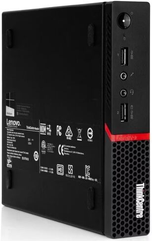 Lenovo ThinkCentre M715Q Tiny PC Desktop Computer, AMD Pro A10-9700, 16 GB RAM, 512 GB SSD, Bluetooth, WiFi, DisplayPort, VGA, Windows 11 Pro (Renewed) in Kuwait