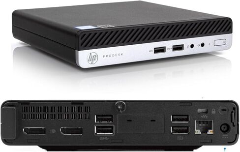 HP ProDesk 400 G5 Mini Desktop, Core i5-9500 Processor 3.0GHz-4.4GHz 6 Cores, 512GB SSD, 16GB RAM, Keyboard Mouse, USB WiFi+BT, Windows 11 Pro (Renewed) in Kuwait