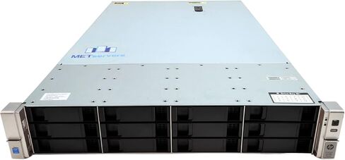 METServers DL380 G9 15 Bay LFF 2U Server, 2X Intel Xeon E5-2699A V4 2.2GHz 22C CPU, 768GB (12 x 64GB) DDR4 RDIMM, P840, 15x 10TB 12G SAS Drive, 560FLR, Rail Kit Included (Renewed) in Saudi Arabia