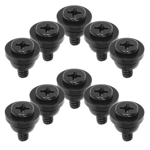 Kisangel 10pcs 3.5 Inch Mechanical Hard Drive Screws with Flat Washers and Nuts for SSD and Mechanical Disk Installation, Shock-Absorbing 2.5 Inch Hard Disk Drive Fastening Screws Kit in Saudi Arabia