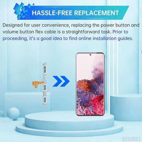 استبدال كابل مرن لزر الطاقة وزر الصوت لهاتف Samsung Galaxy S20 FE 5G كابل مرن جانبي تشغيل/إيقاف تشغيل زر التحكم وأجزاء إصلاح موصل SM-G781U SM-G781U1 in Kuwait