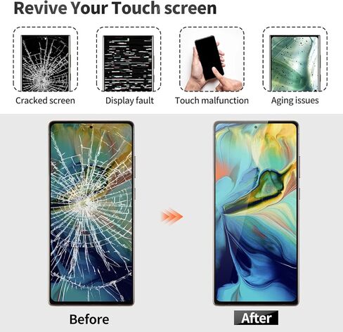 OLED for Samsung Note 20 Screen 4g for Samsung Galaxy Note 20 5g Digitizer SM-N981U Screen for Samsung Note 20 SM-N981U1 LCD Display Touch Assembly with Frame SM-N980 SM-N981 (Black) in Saudi Arabia