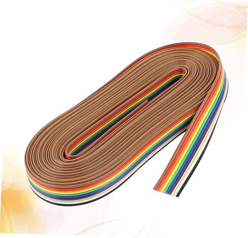 Veemoon 10m Pin Rehearsal Line Flat Ribbon Cable Electronics Wire for Digital Devices in Saudi Arabia