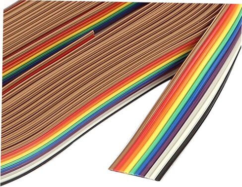 Veemoon 10m Pin Rehearsal Line Flat Ribbon Cable Electronics Wire for Digital Devices in Saudi Arabia