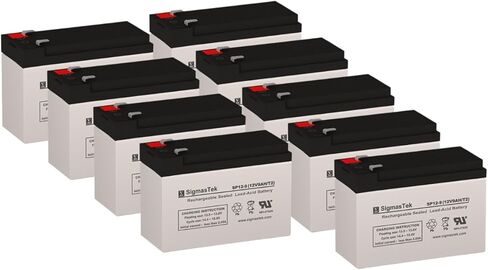 بطارية SigmasTek SP12-9 - 12V 9AH F2 SLA - تستبدل: Universal Power UB1290 (40748)، UB1280HR (D5785)، بطارية B&B BP8-12، HR9-12، Vision CP1290، Yuasa NP9-12 in Kuwait