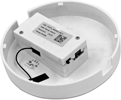 كاميرا قبة واي فاي بدقة 1080 بكسل مع كاشف للدخان، كاميرا مخفية للأمان الداخلي مع كشف الحركة، رؤية ليلية، حلقة عمل للمنزل والمكتب والأطفال والحيوانات الأليفة - بدون صوت in Kuwait