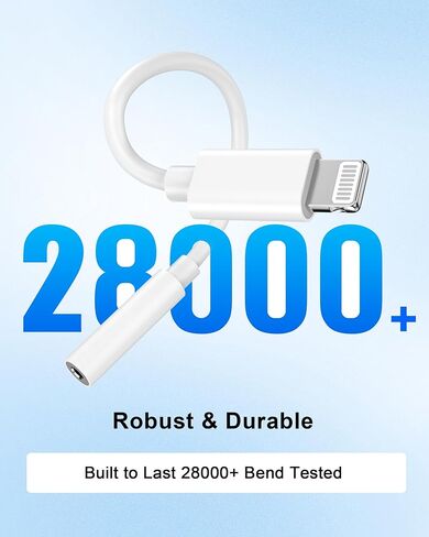 [Apple MFi Certified] 10 Pack Lightning to 3.5 mm Headphone Jack Adapter, iPhone Aux Adapter Converter Dongle Audio Cable Compatible with iPhone 14 13 12 11 X XS 8 7 in Kuwait