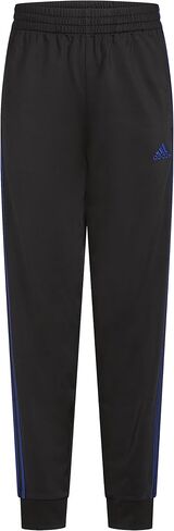 adidas Boy's Tricot Joggers 21 (Big Kids) Black/Green SM (8 Big Kids) in Kuwait