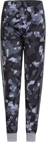 adidas Boy's Tricot Joggers 21 (Big Kids) Black/Green SM (8 Big Kids) in Kuwait