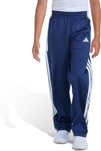 adidas Boy's Tricot Joggers 21 (Big Kids) Black/Green SM (8 Big Kids) in Kuwait